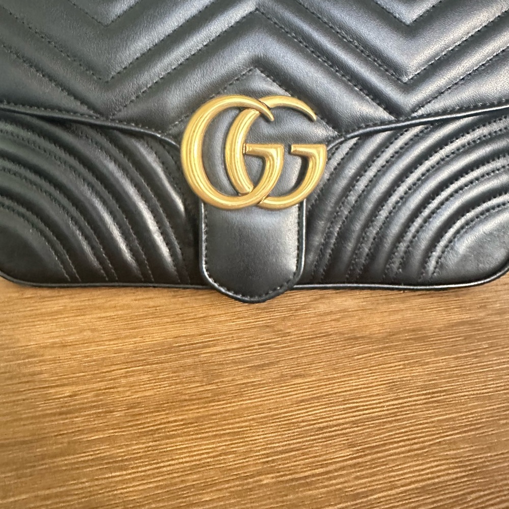 Gucci Black Leather Bag